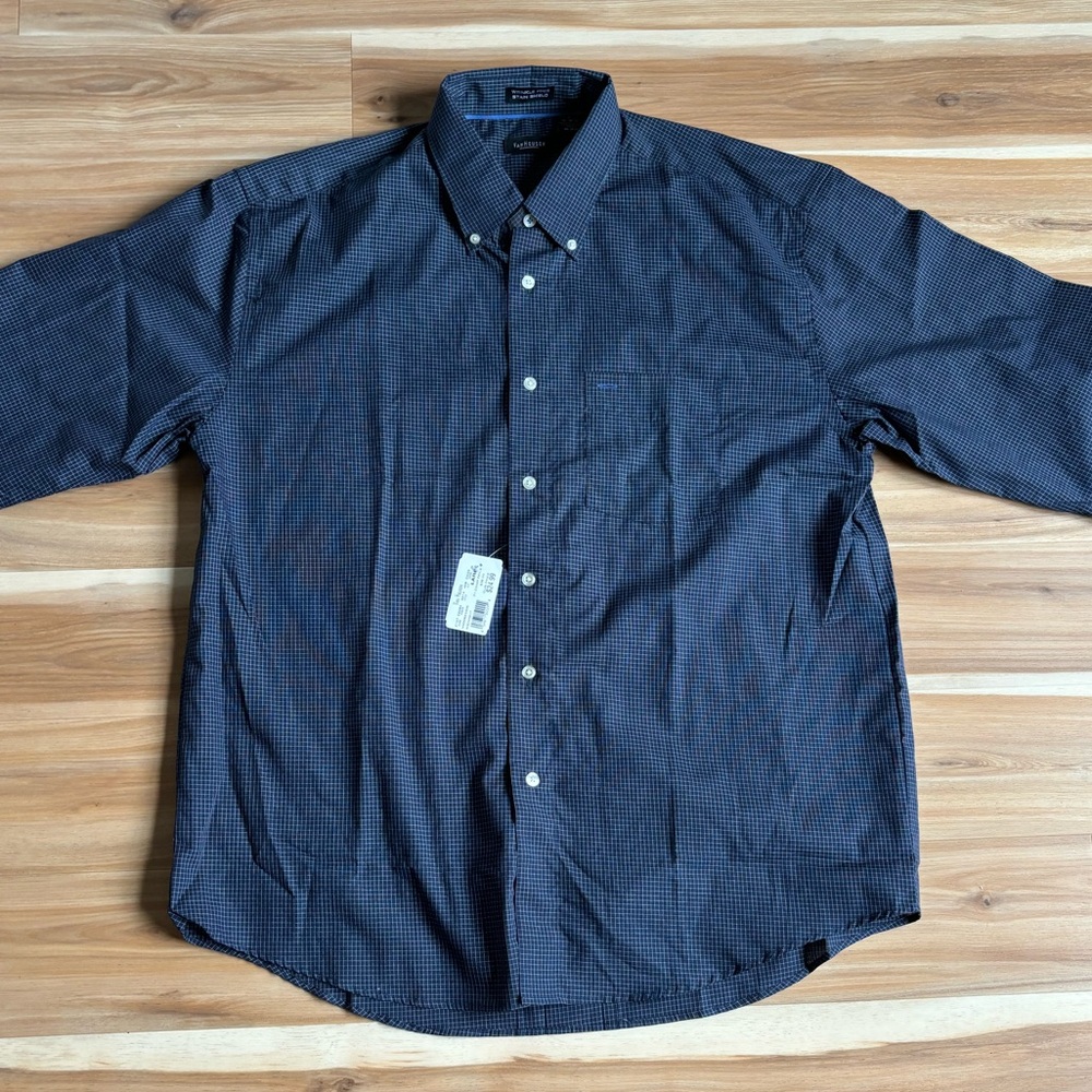 MENS LARGE FORMAL LONG SLEEVE BUTTON DOWN